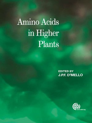 cover image of Amino Acids in Higher Plants